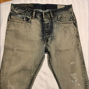 Diesel Jeans - BRADDOM - Regular Slim-Carrot